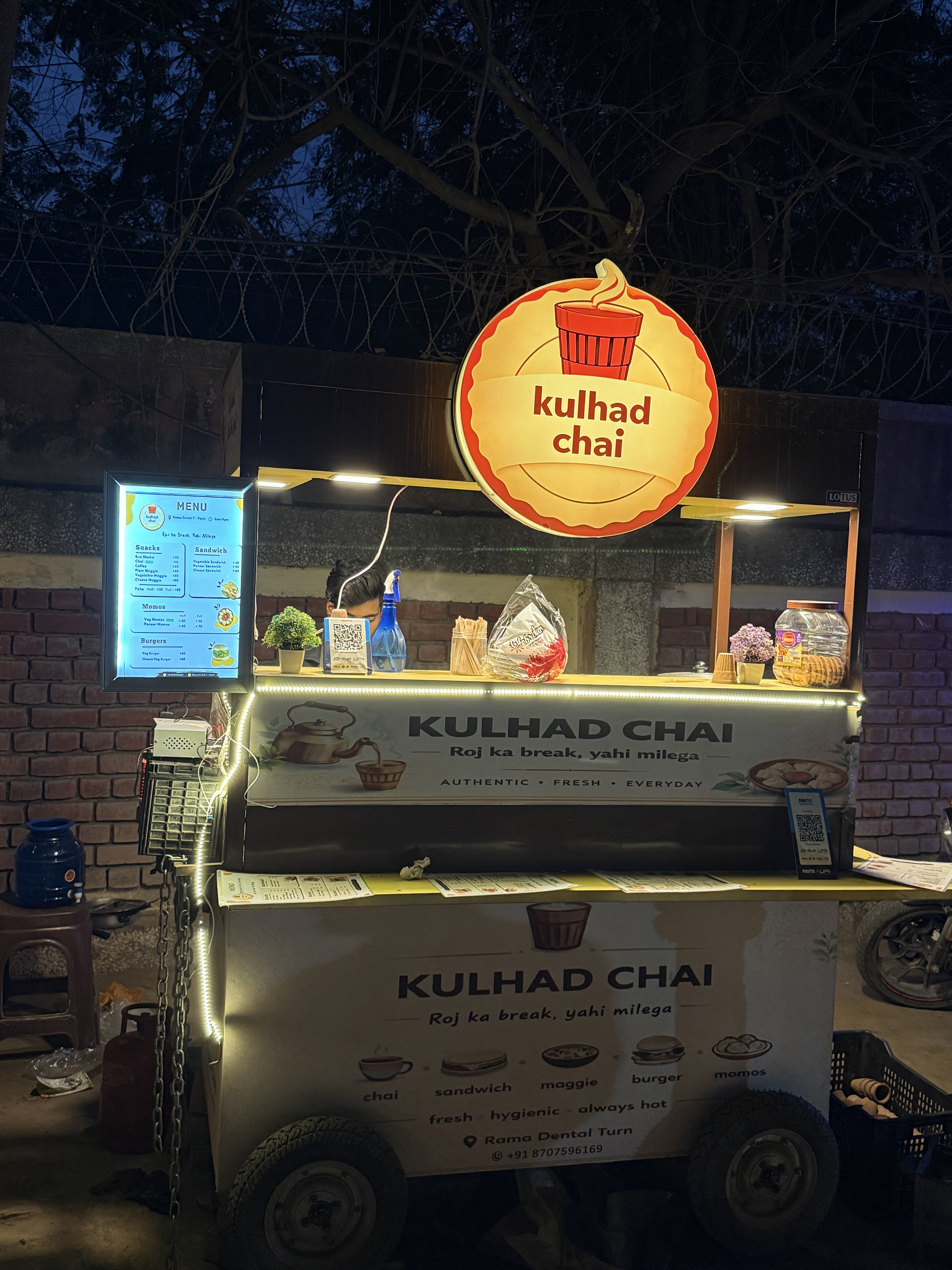Traditional Kulhad Chai Brewing Process